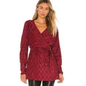 House of Harlow Revolve Nona Wrap Top XXS